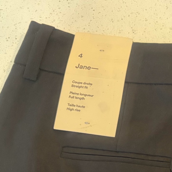 Frank & Oak The Jane Straight Leg High Rise Trousers NWT! - Picture 12 of 12